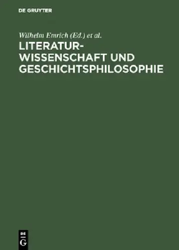 Cover of Literaturwissenschaft und Geschichtsphilosophie