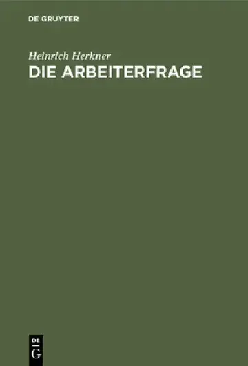 Cover of Die Arbeiterfrage