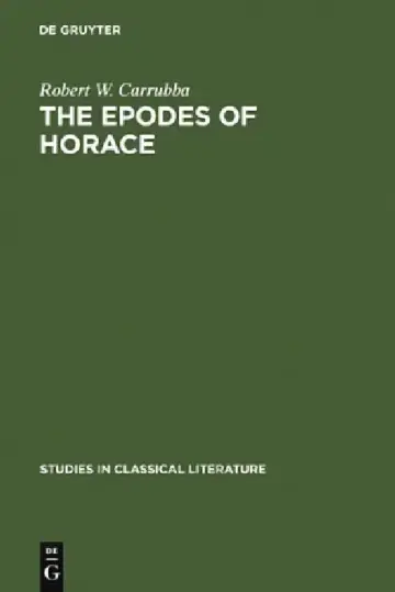 Cover of The Epodes of Horace