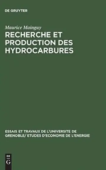 Cover of Recherche et production des hydrocarbures