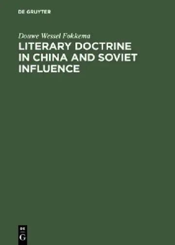 Cover of Literary Doctrine in China and Soviet influence