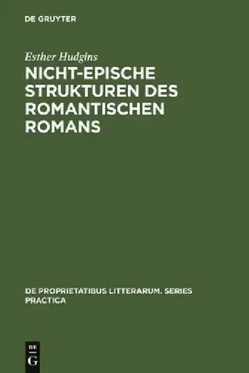 Cover of Nicht-epische Strukturen des romantischen Romans