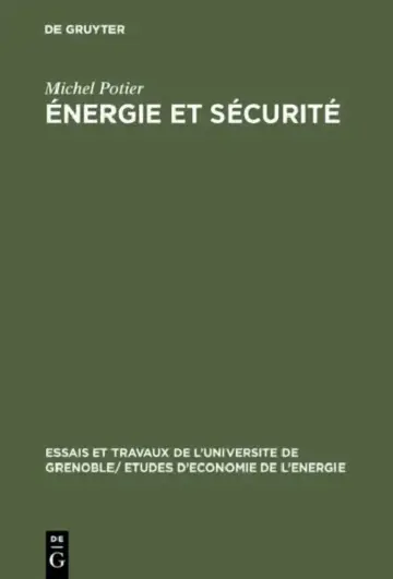 Cover of Énergie et sécurité