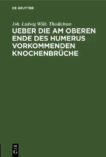 Cover of Ueber Die Am Oberen Ende Des Humerus Vorkommenden Knochenbrüche