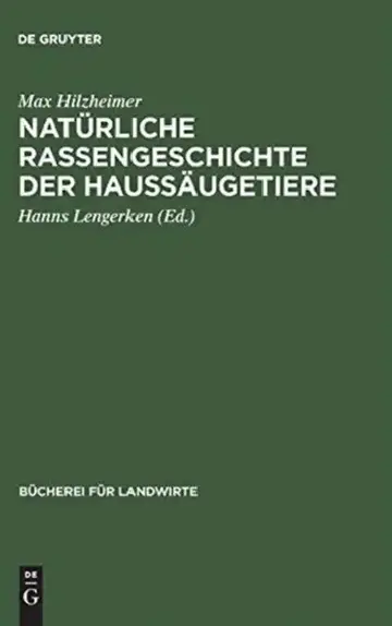 Cover of Natürliche Rassengeschichte der Haussäugetiere