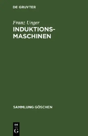 Cover of Induktionsmaschinen