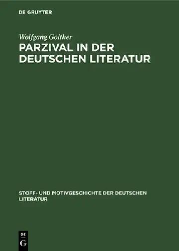 Cover of Parzival in Der Deutschen Literatur