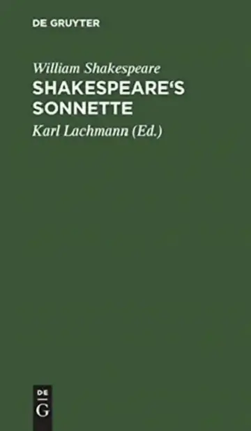 Cover of Shakespeare's Sonnette