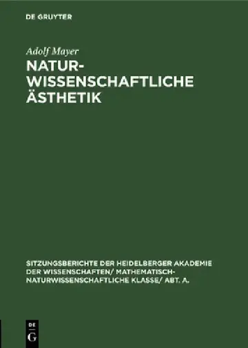 Cover of Naturwissenschaftliche Ästhetik