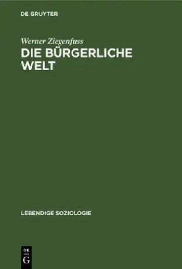 Cover of Die Bürgerliche Welt