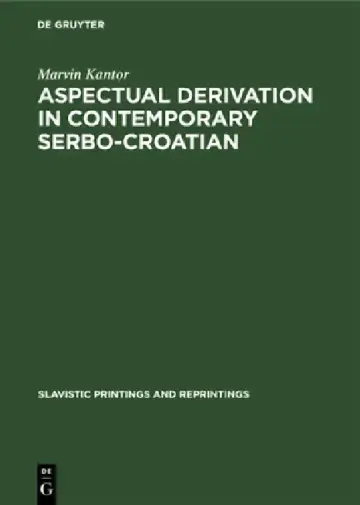 Cover of Aspectual Derivation in Contemporary Serbo-Croatian