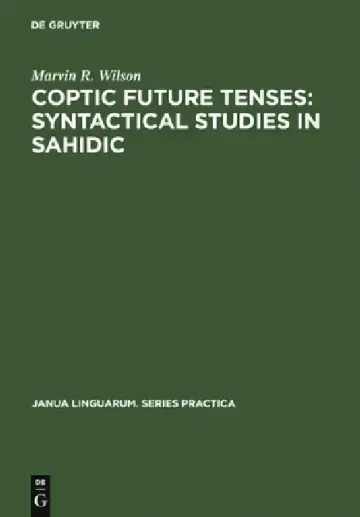 Cover of Coptic Future Tenses