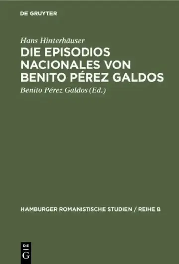 Cover of Die Episodios nacionales von Benito Pérez Galdos
