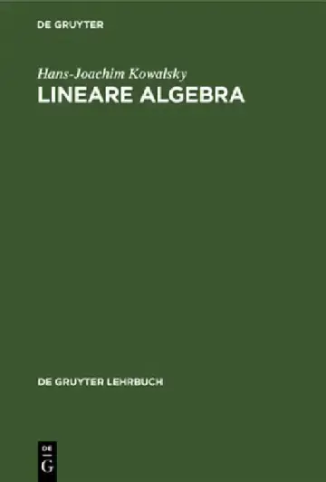 Cover of Lineare Algebra