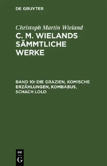 Cover of Die Grazien, Komische Erzählungen, Kombabus, Schach Lolo