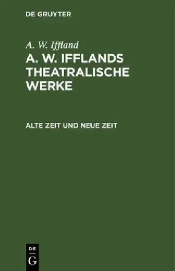 Cover of Alte Zeit und neue Zeit