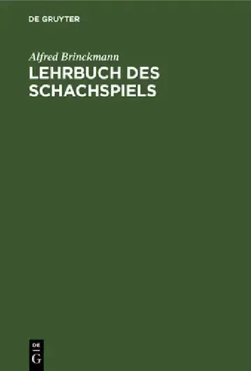 Cover of Lehrbuch Des Schachspiels