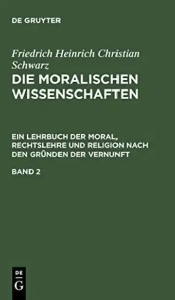 Cover of Friedrich Heinrich Christian Schwarz