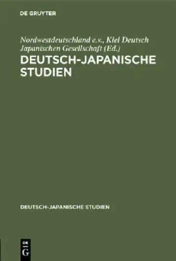 Cover of Deutsch-japanische Studien