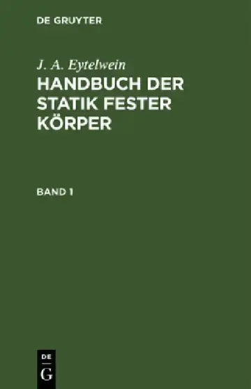 Cover of J. A. Eytelwein