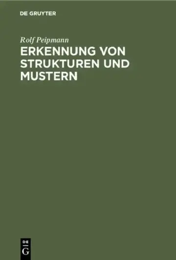 Cover of Erkennung von Strukturen und Mustern