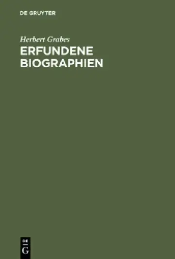 Cover of Erfundene Biographien