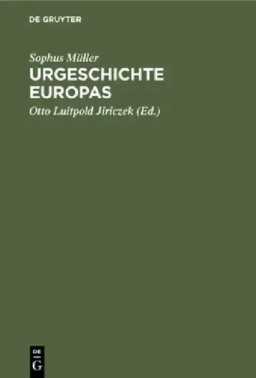 Cover of Urgeschichte Europas