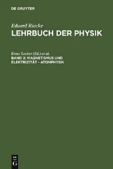 Cover of Magnetismus Und Elektrizität - Atomphysik