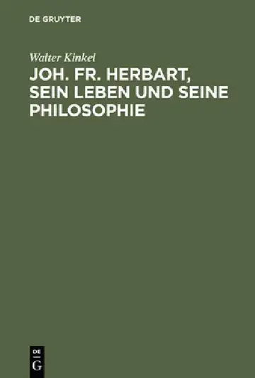 Cover of Joh. Fr. Herbart, sein Leben und seine Philosophie