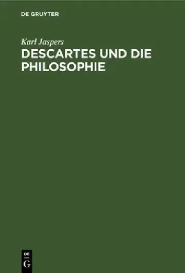 Cover of Descartes Und Die Philosophie