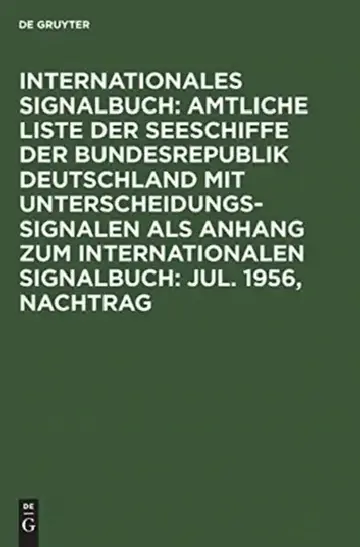 Cover of Jul. 1956, Nachtrag