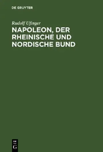 Cover of Napoleon, der rheinische und nordische Bund