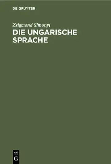 Cover of Die Ungarische Sprache