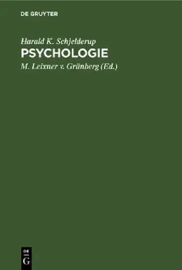 Cover of Psychologie