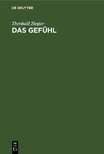Cover of Das Gefühl