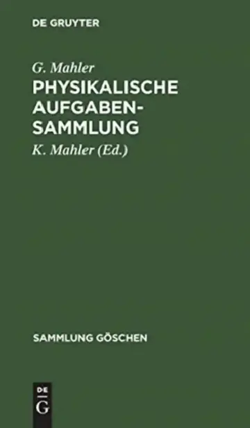 Cover of Physikalische Aufgabensammlung