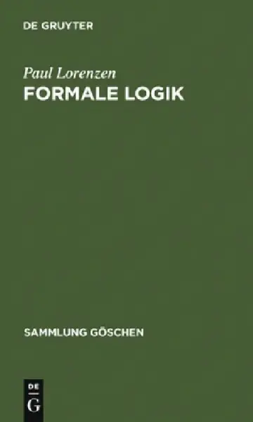 Cover of Formale Logik
