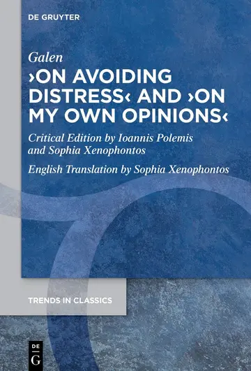 Cover of ›On Avoiding Distress‹ and ›On My Own Opinions‹