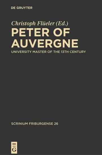 Cover of Peter of Auvergne