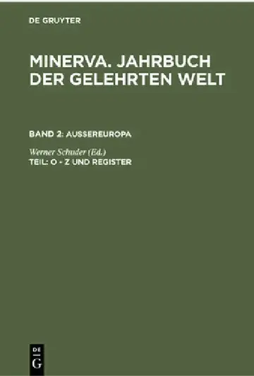 Cover of O - Z Und Register