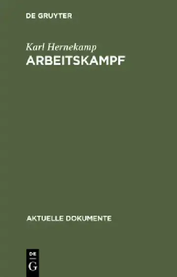Cover of Arbeitskampf