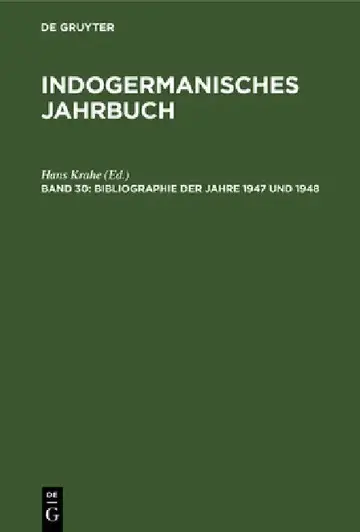 Cover of Bibliographie Der Jahre 1947 Und 1948