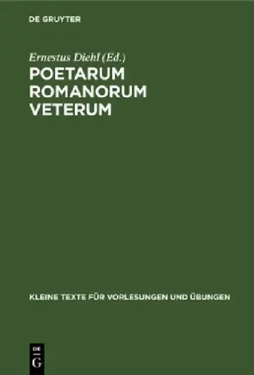 Cover of Poetarum Romanorum Veterum