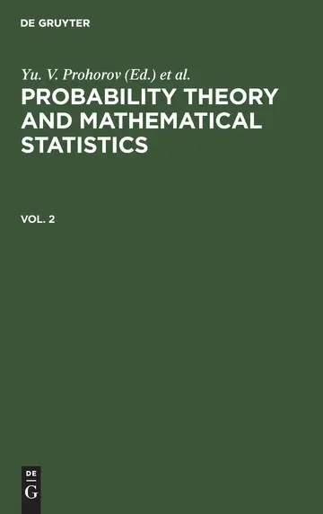 Cover of Probability Theory and Mathematical Statistics. Vol. 2