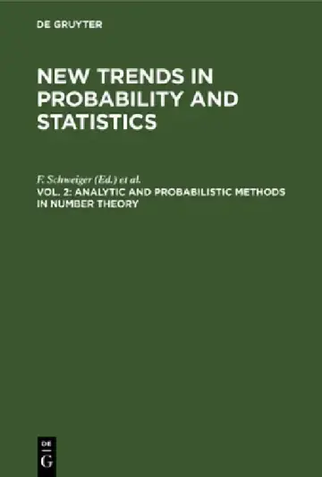 Cover of Analytic and Probabilistic Methods in Number Theory