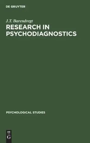 Cover of Research in Psychodiagnostics