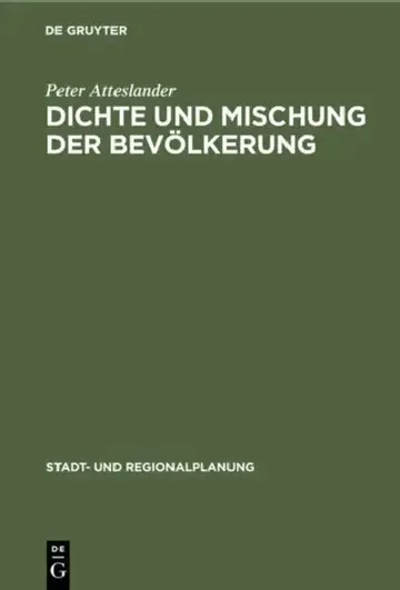 Cover of Dichte Und Mischung Der Bevölkerung