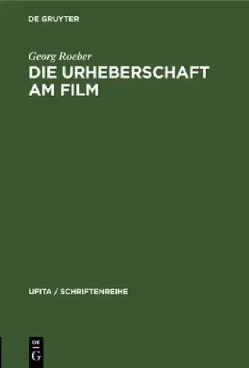 Cover of Die Urheberschaft Am Film