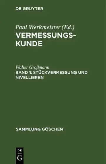 Cover of Stückvermessung Und Nivellieren