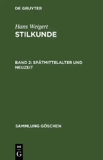 Cover of Spätmittelalter Und Neuzeit